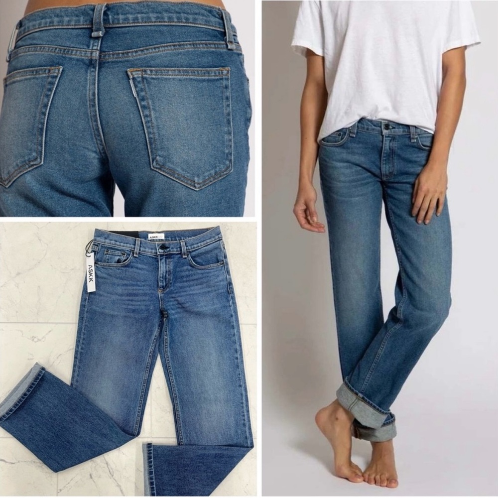 Sale!▪️NWT ASKKNY Cool Cat Straight Leg Boyfriend Jeans